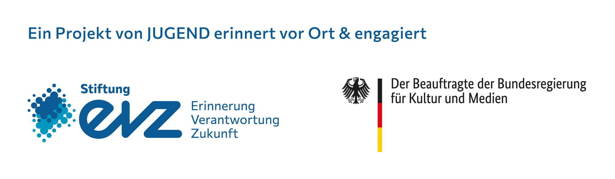 Das Projekt MemoryMaker wird gefördert von der EVZ und der Bundesregierung