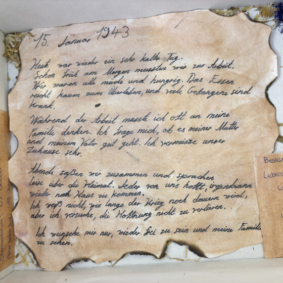 Objekt B.10 Diorama Detailansicht